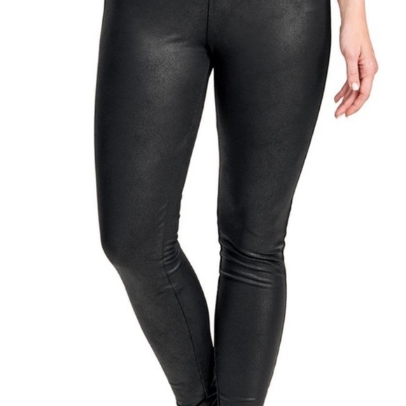 Seven7 Faux Leather Leggings NWOT GREY ONLY - Picture 9 of 10